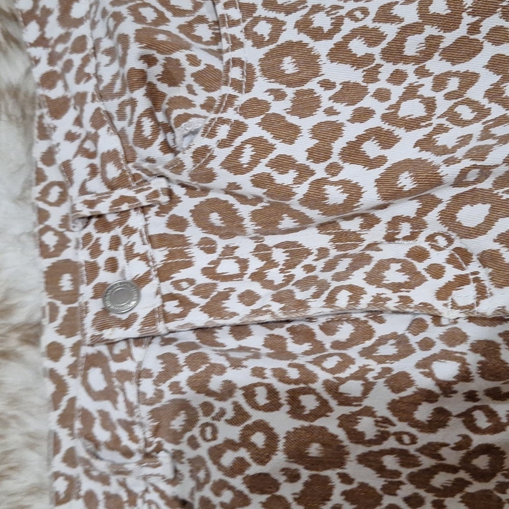 Saints & Hearts Leopard Print Flare Pants Size Small Boho Bell Bottom #1022 - Picture 6 of 12